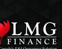 LMG Finance branding on black background