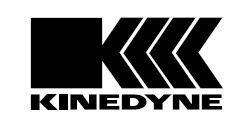 Kinedyne logo with bold black lettering