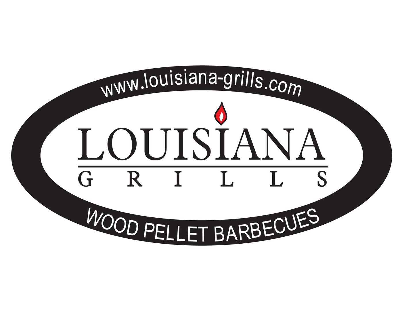 Louisiana Grills logo with website